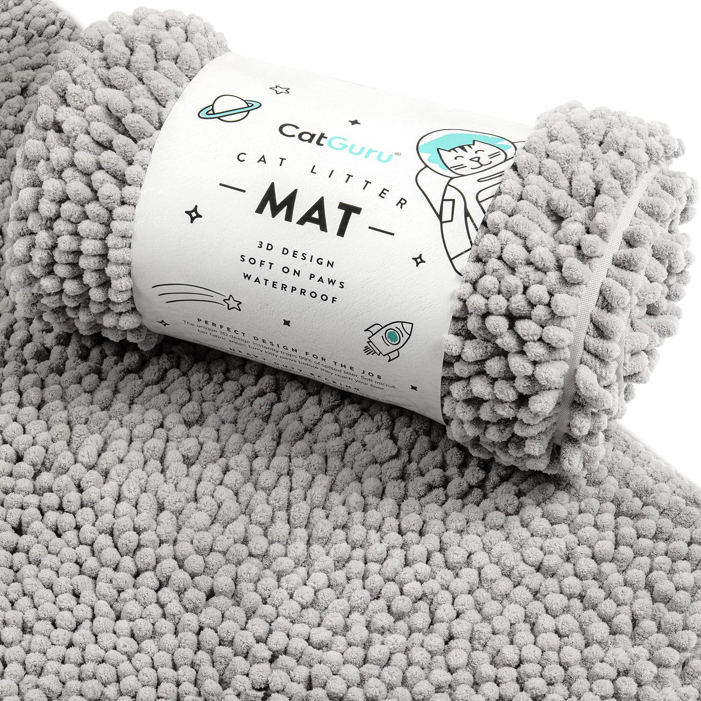 CatGuru Cat Litter Mat, Medium, Extra Large, XXL, Super Absorbent Mat