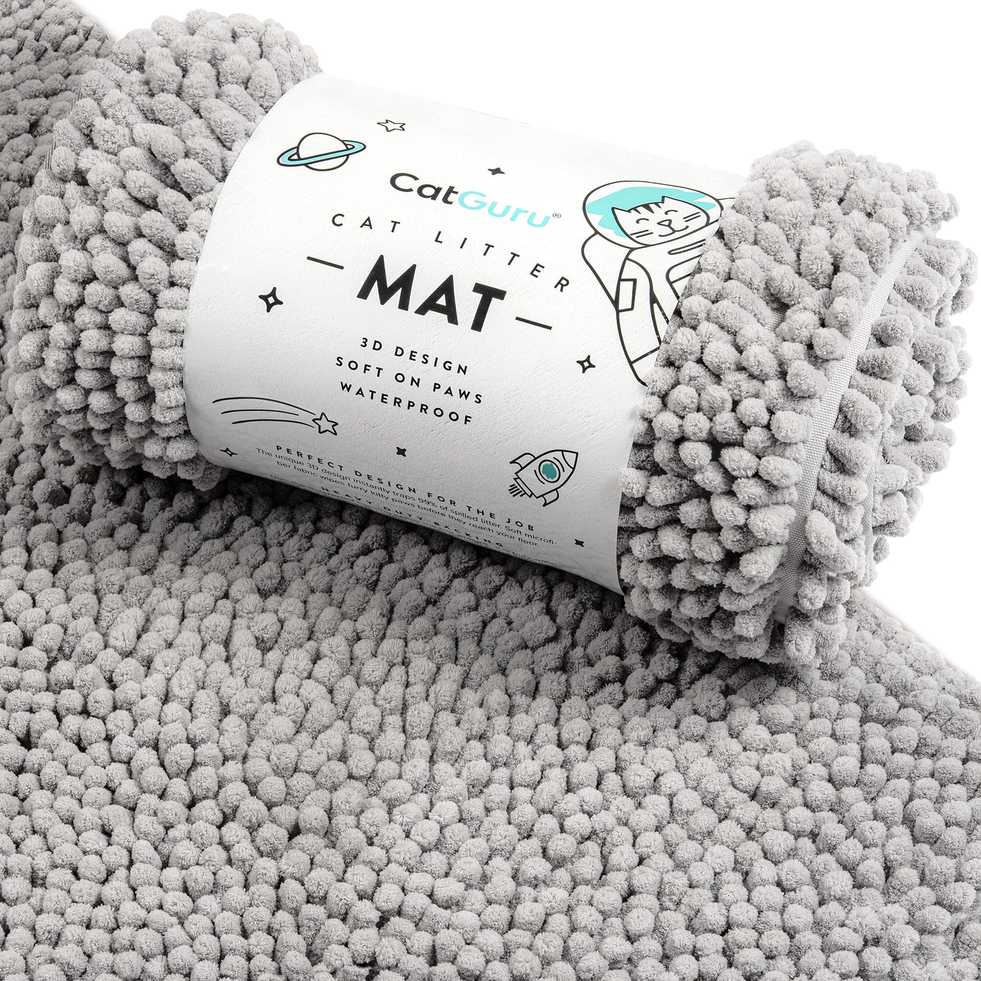 CatGuru Cat Litter Mat, Medium, Extra Large, XXL, Super Absorbent Mat