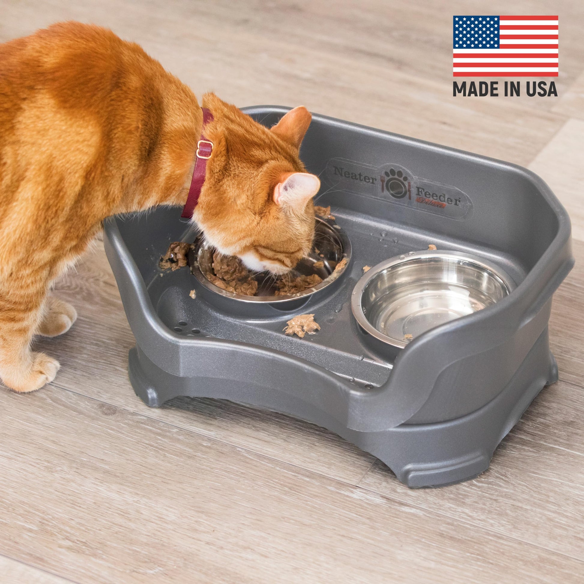 Neater Pet Brands Neater Feeder Deluxe Mess Proof Cat Bowls Bowl