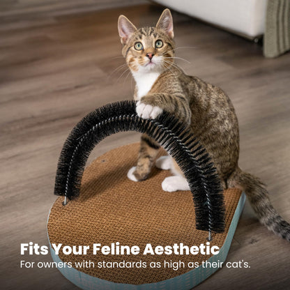 Catstages Scratch Groom Cat Scratcher with Removable Curved Scratcher
