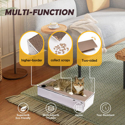Smartbean Cat Scratcher, L x W x H, Reversible Design for Scratcher