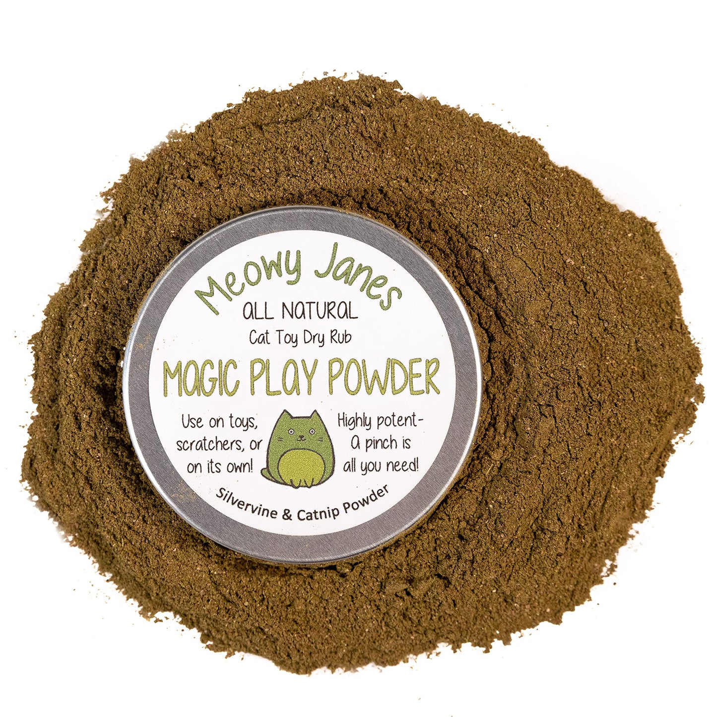 Meowy Janes All Natural Magic Cat Play Powder Catnip and Catnip