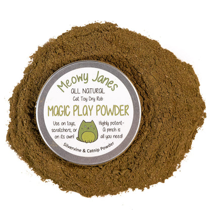 Meowy Janes All Natural Magic Cat Play Powder Catnip and Catnip