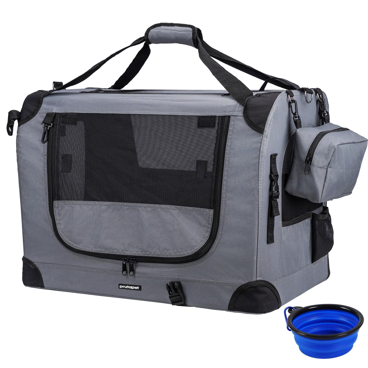 Prutapet Large Cat Carrier x16. x16.5" Portable Dog Crate