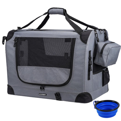 Prutapet Large Cat Carrier x16. x16.5" Portable Dog Crate