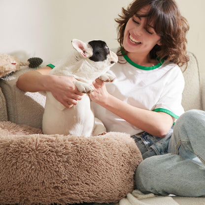 Bedsure Calming Dog Beds Large Sized Dog Donut Washable Large Pet Bed
