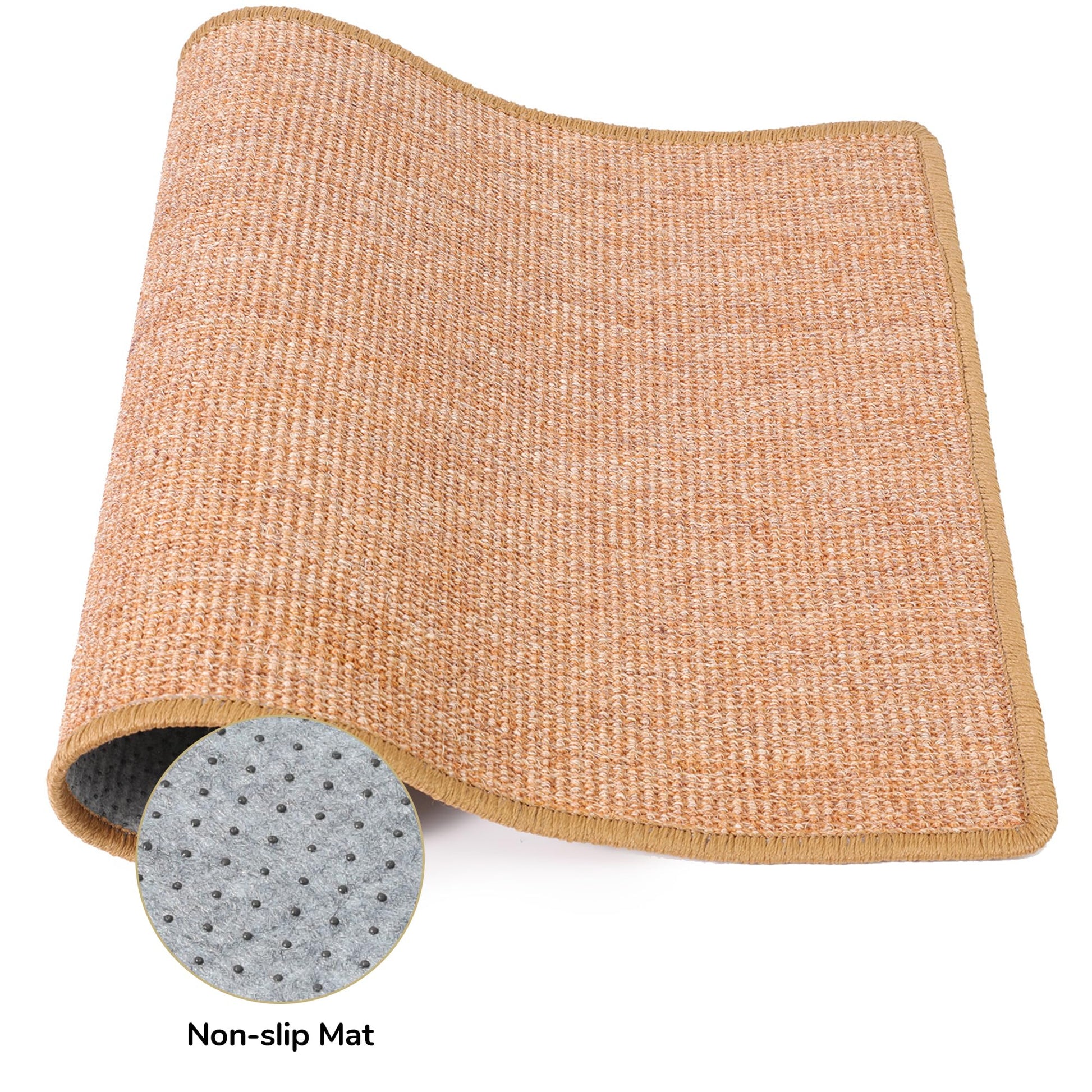 FUKUMARU Cat Scratcher Mat, Natural Sisal Cat Scratch Mats, Pad