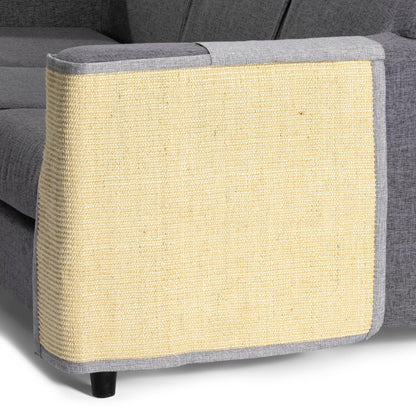 Navaris Cat Scratch Mat Sofa Protector Natural Sisal Furniture