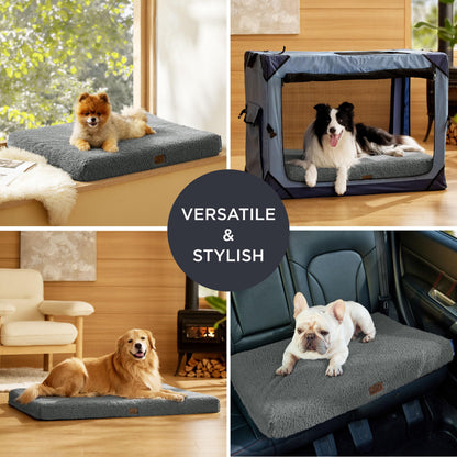 Bedsure Self Warming Dog Bed for Medium Dogs Comfy Cat Beds Crate