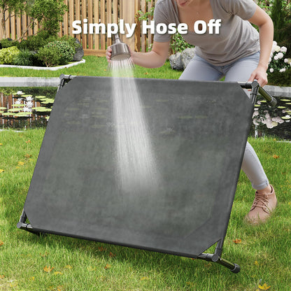 Simple Trending Elevated Dog Bed for Large Dogs, Waterproof Raised Bed