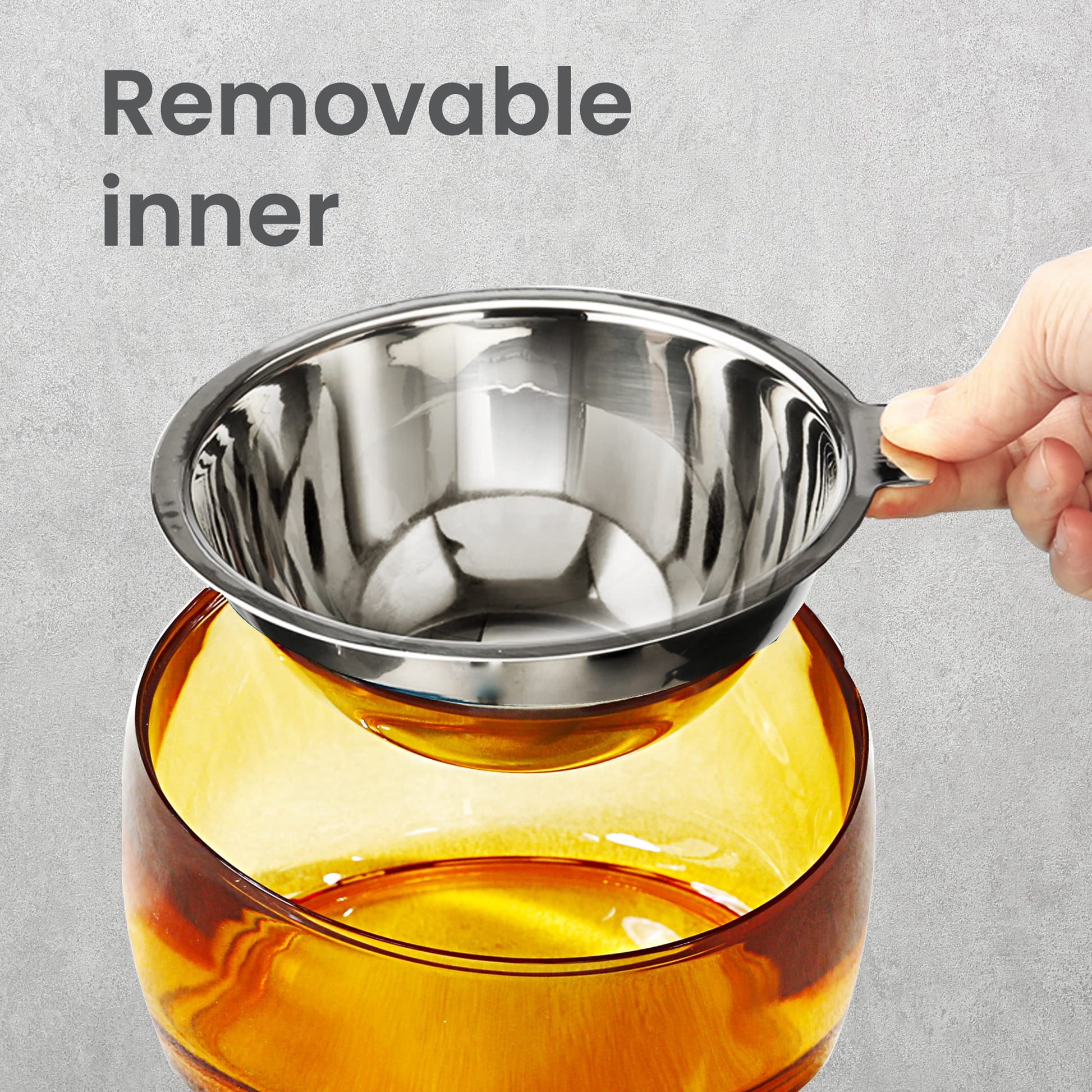 Felli Pet Oblik Acrylic Raised Dog Food Water Bowl Stainless Bowl