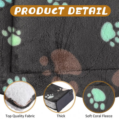 Tuanse 4 Pack Ultra Soft Dog Cat Bed Mat Small Animal Guinea Pig Crate