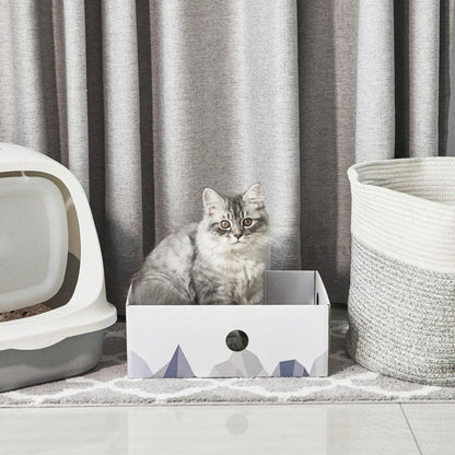 Conlun Cat Scratcher Box with Heavy-Duty Double-Sided Cardboard Pad