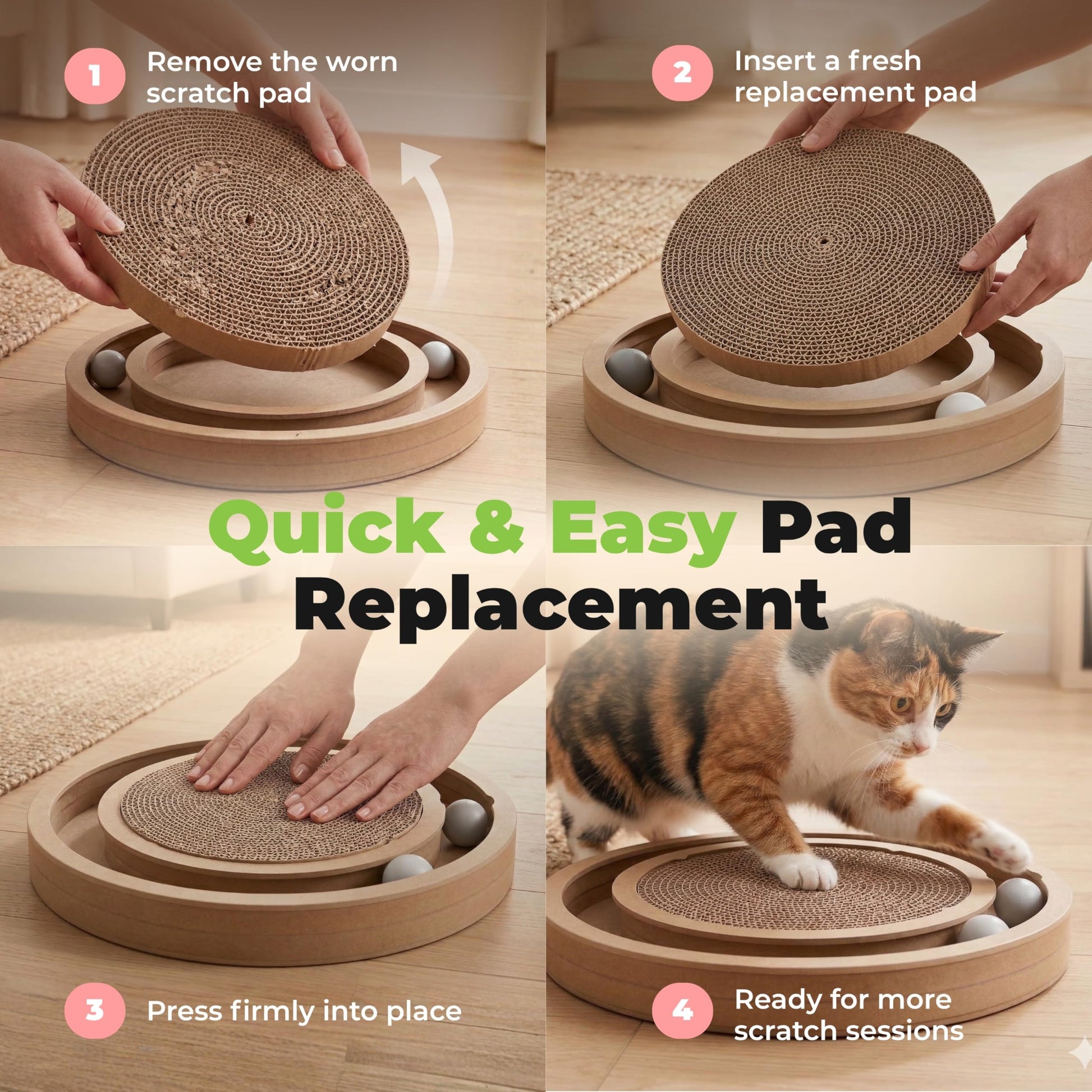 Best Pet Supplies Catify Cat Scratcher, Fun Interactive Scratchers