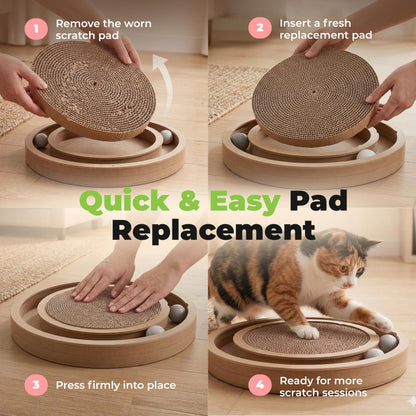 Best Pet Supplies Catify Cat Scratcher, Fun Interactive Scratchers