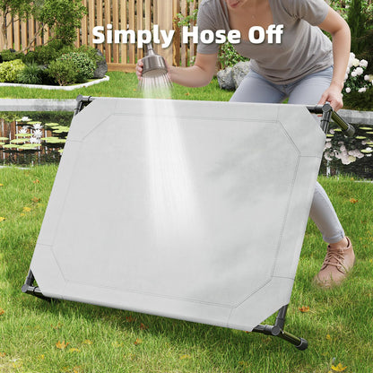 Simple Trending Raised Dog Bed for Large Dogs, Outdoor Elevated Bed
