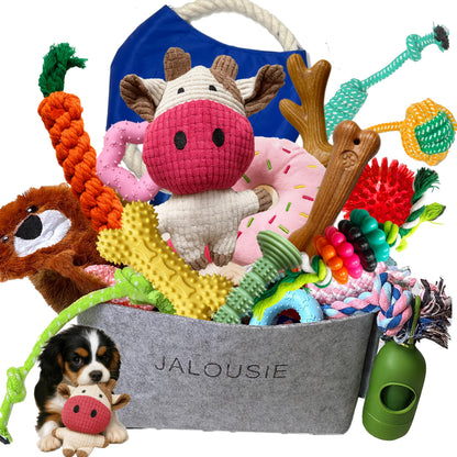 Jalousie Multipack Dog Squeaky Toys Bulk Bundle Pup Toy Puppy Toys
