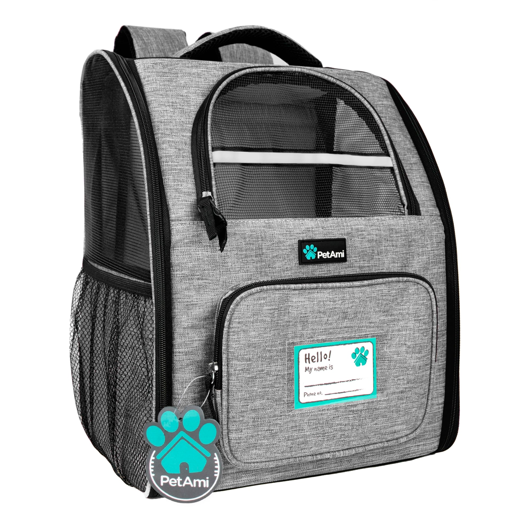 PetAmi Dog Backpack Carrier for Small Large Cat, Pet, Puppy Bag
