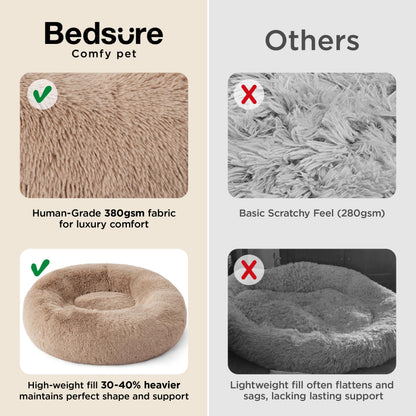 Bedsure Calming Dog Bed Medium Large Size Dogs Donut Washable Bed
