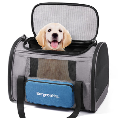 BurgeonNest Cat Carrier for Large Cats Soft-Sided Pet Carrier