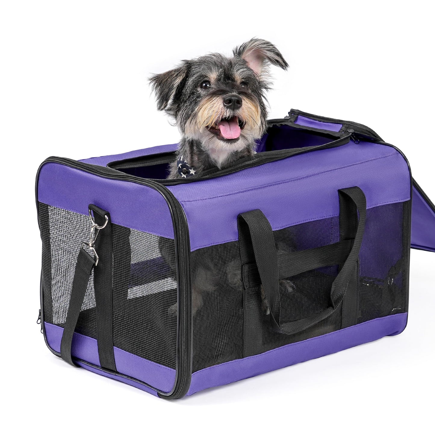 Conlun Dog Carrier Soft Sided, Large Cat Carrier with Inner Safety Bag