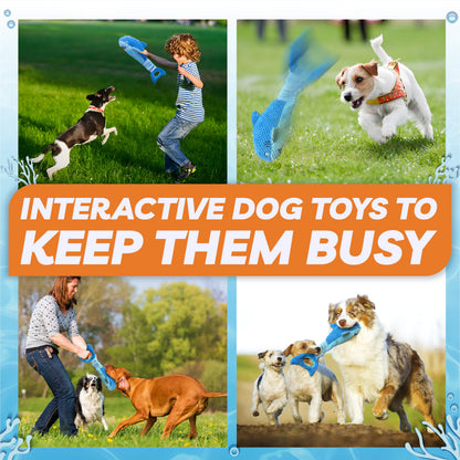 LEGEND SANDY Squeaky Dog Toys for Large Dogs Interactive Plush Plush
