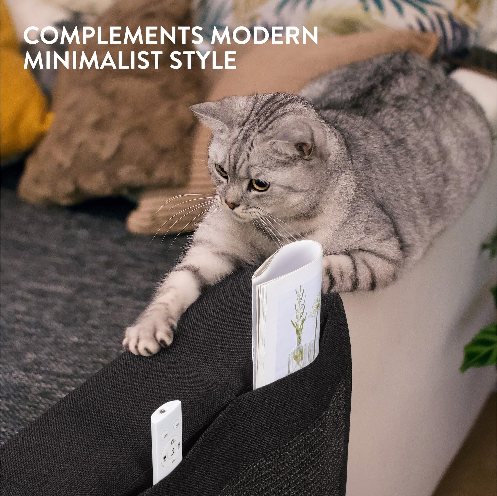 Navaris Cat Scratch Sofa Protector with Storage Space Durable Mat