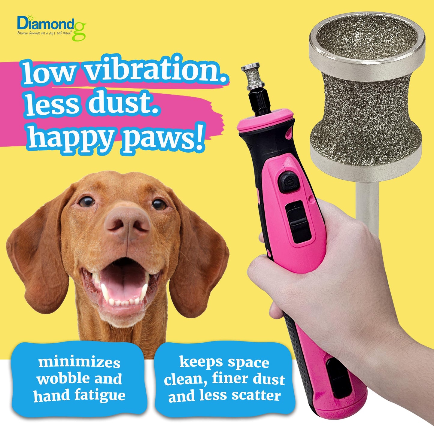 Diamondg Dog Nail Grinder Bit, 1 Pack Compatible with Dremel, Bowl