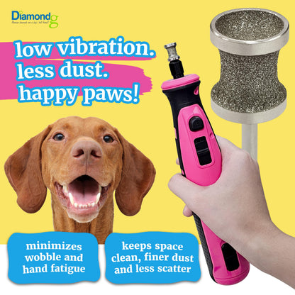 Diamondg Dog Nail Grinder Bits, 2 Pack Compatible with Dremel, Grinder