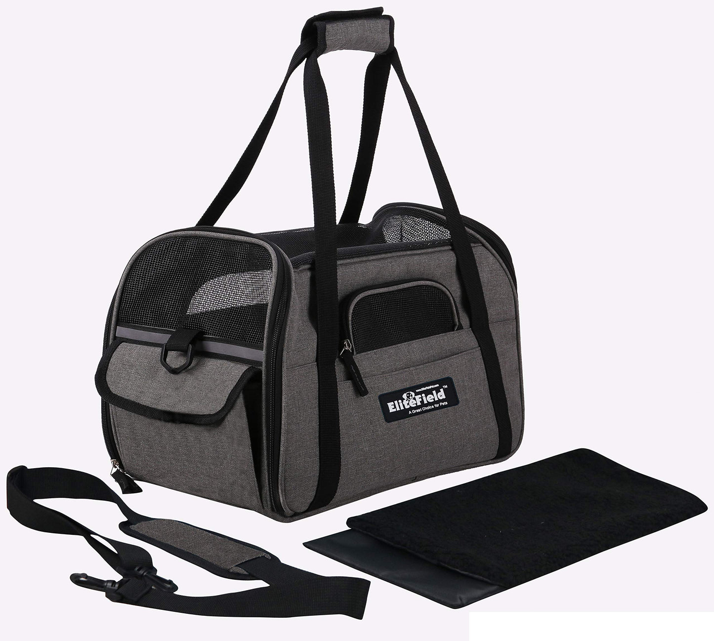 EliteField Soft Pet Carrier (3 Year Warranty, Airline Approved) Bag