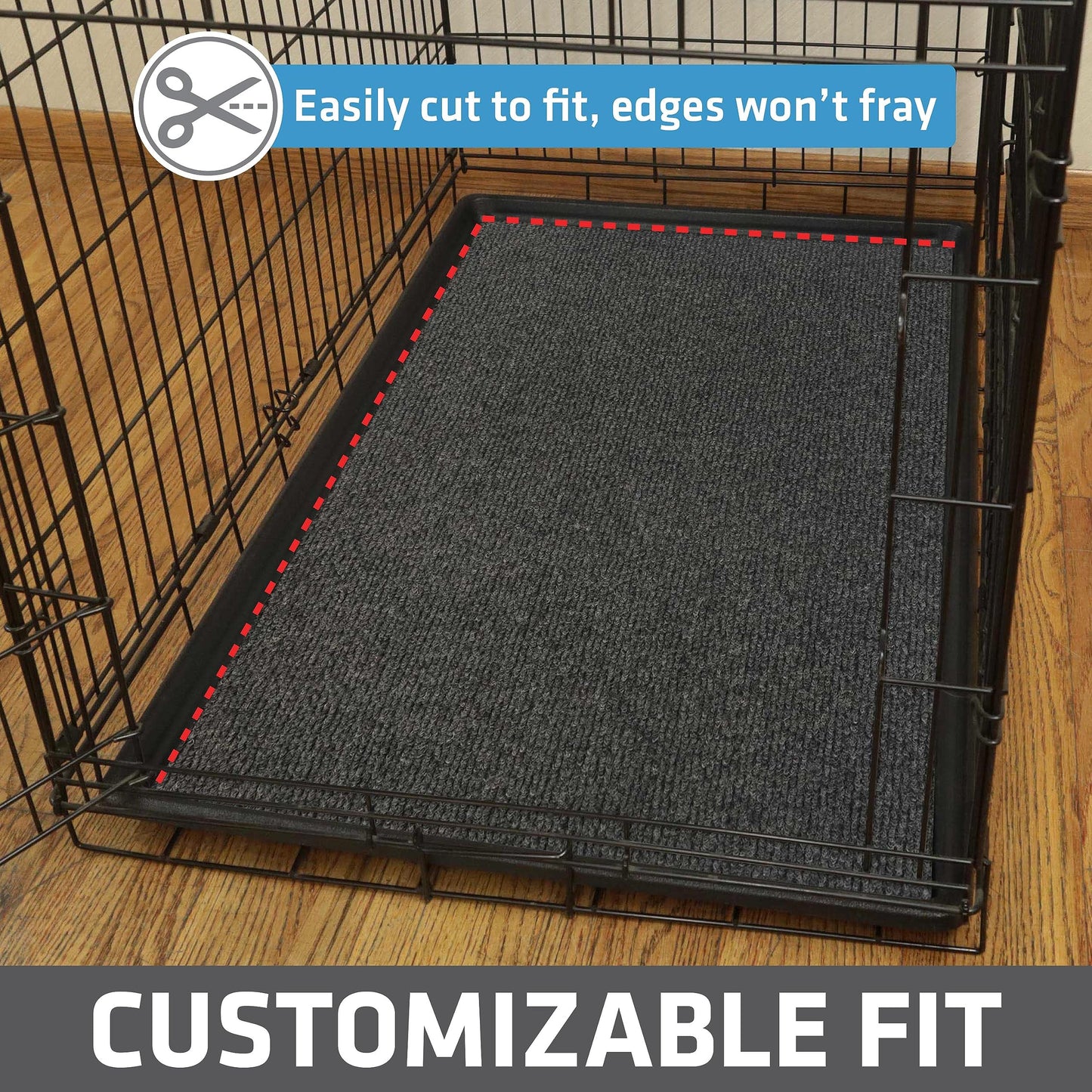 Drymate Dog Crate Mat Liner, Absorbent, Waterproof, Non-Slip, Mat