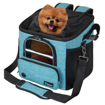 PetAmi Dog Bike Basket, Soft-Sided Ventilated Dog Bike Carrier