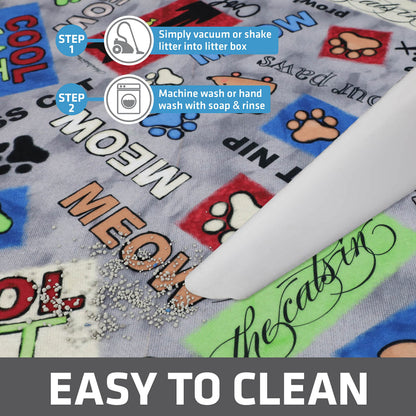 Drymate Cat Litter Box Mat, Litter Trapping Mat, Waterproof Mat