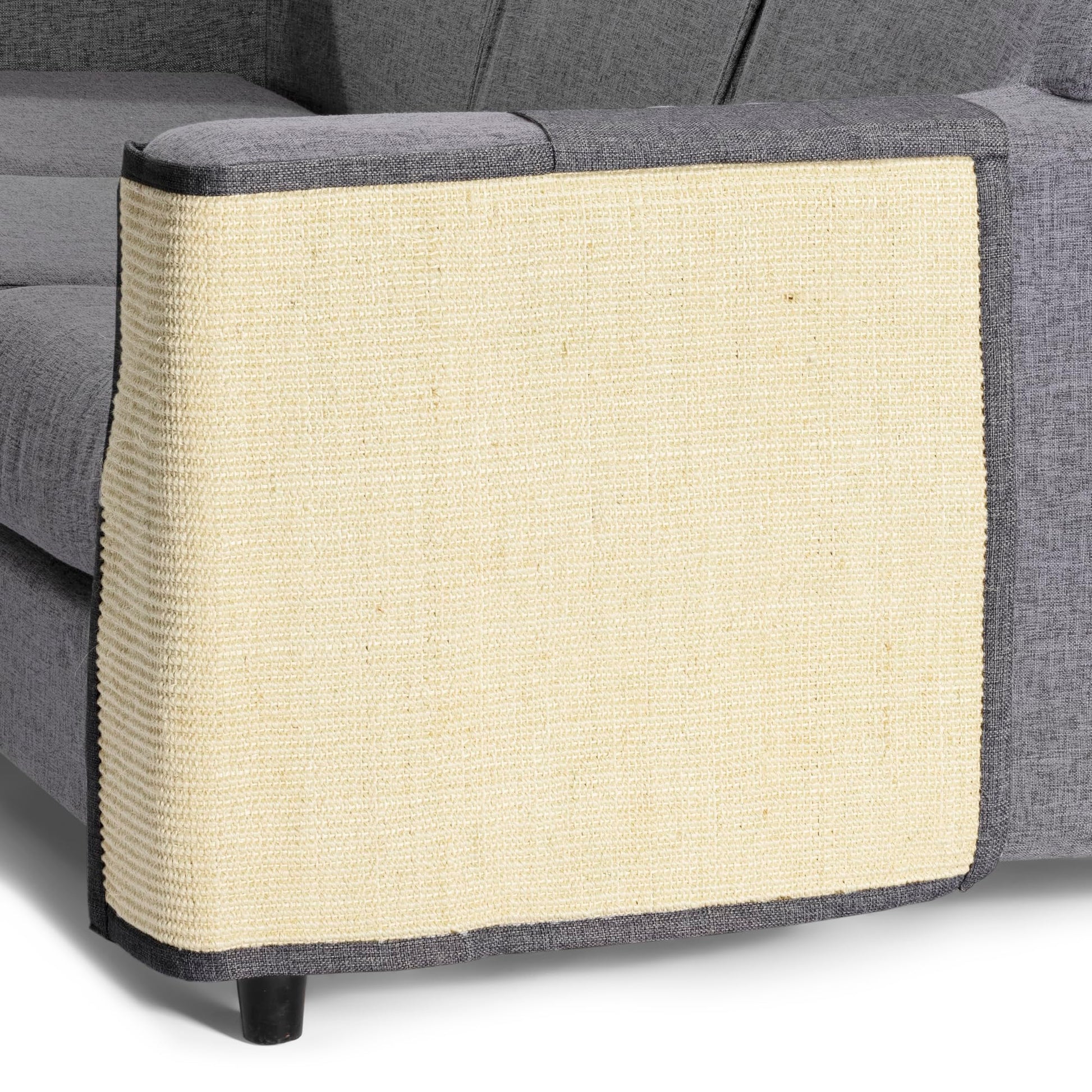 Navaris Cat Scratch Mat Natural Sisal Furniture Protector Mat