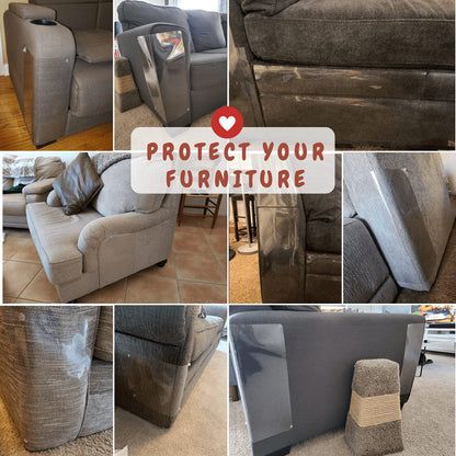 FixZilla Anti Cat Scratch Furniture Protector, 10-Pack Couch Furniture