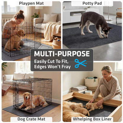 Drymate Jumbo XXL Potty Pad, Dog Playpen Mat Whelping (60x74), Mat