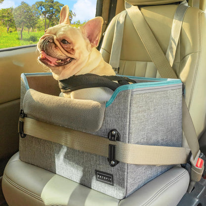 PETSFIT Dog Car Seats for Small Dogs Patented Safety Buckles Seat