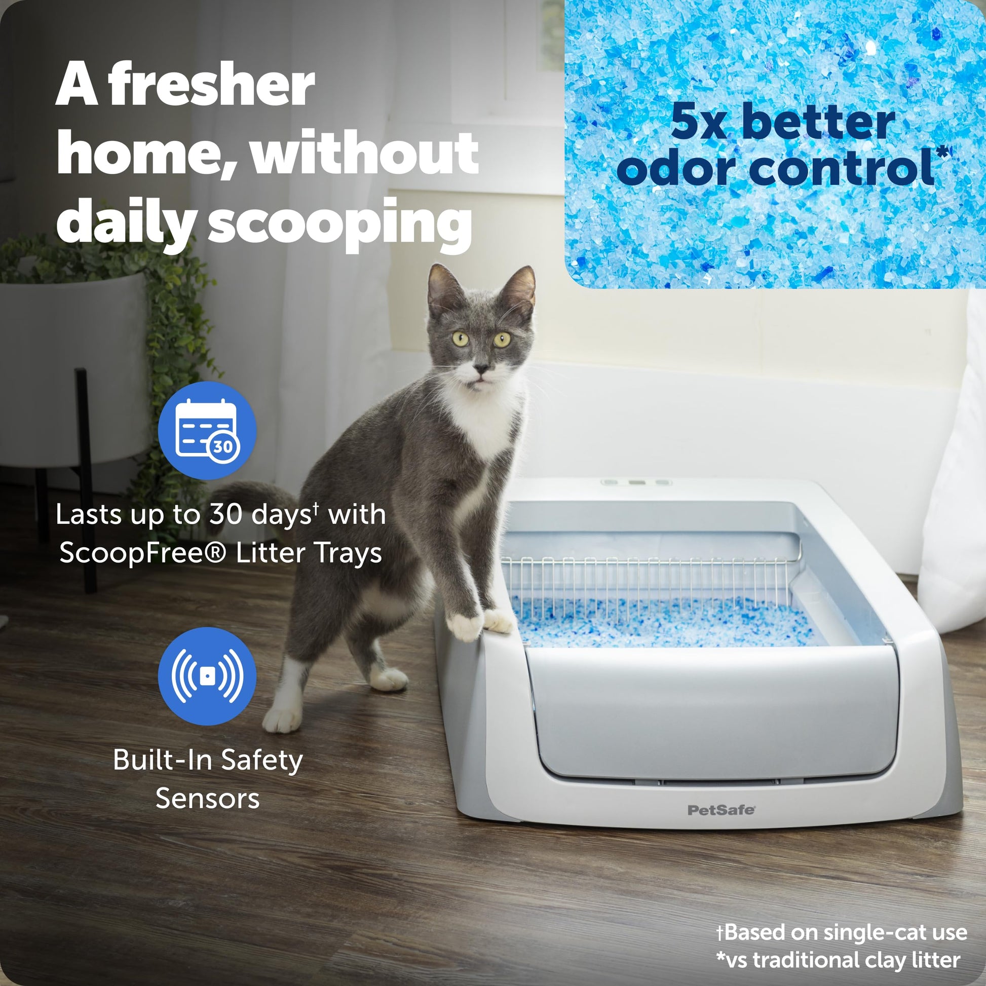 PetSafe ScoopFree Crystal Pro Legacy Automatic Self-Cleaning Tray