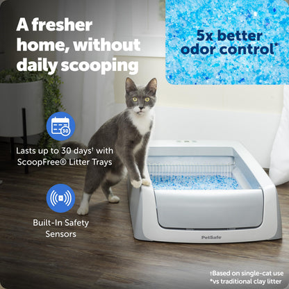 PetSafe ScoopFree Crystal Pro Legacy Automatic Self-Cleaning Tray