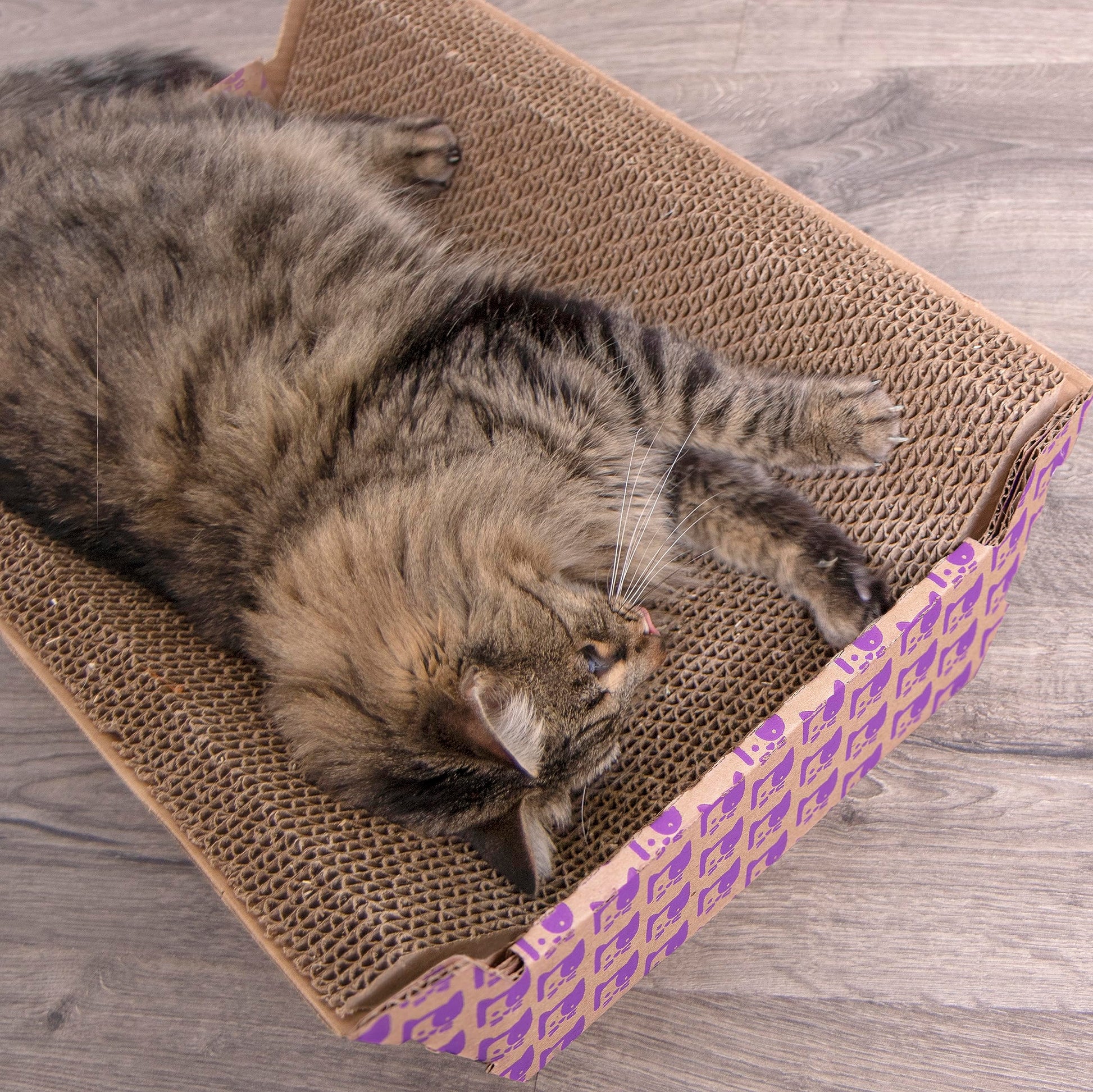 SmartyKat Super Scratcher Chaise Corrugated Cat Scratcher, Scratcher