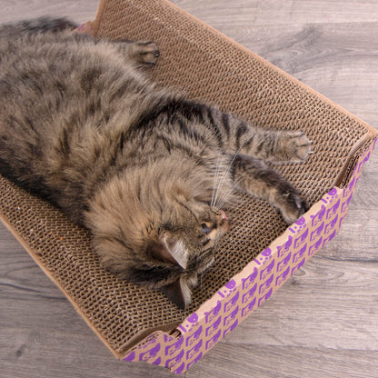 SmartyKat Super Scratcher Chaise Corrugated Cat Scratcher, Scratcher