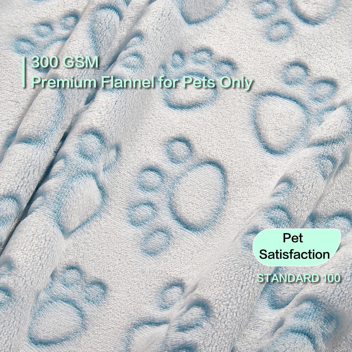 Stuffed Dog Blanket, Soft Throw Flannel Fleece Blanket Crate