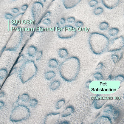 Stuffed Dog Blanket, Soft Throw Flannel Fleece Blanket Crate