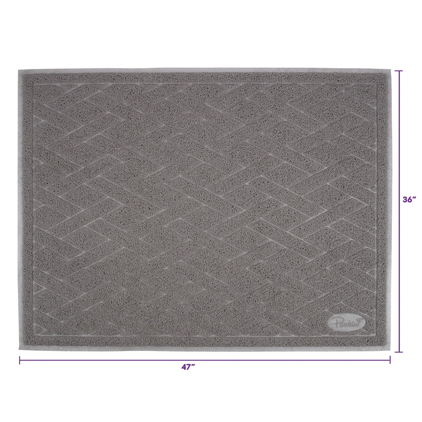 Pawkin Cat Litter Mat, Jumbo XX-Large, Fits Two Litter Boxes or Mat