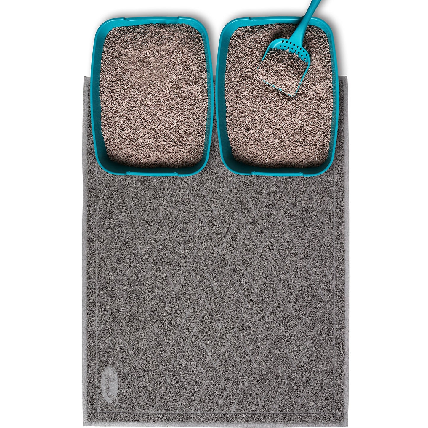 Pawkin Cat Litter Mat, Jumbo XX-Large, Fits Two Litter Boxes or Mat