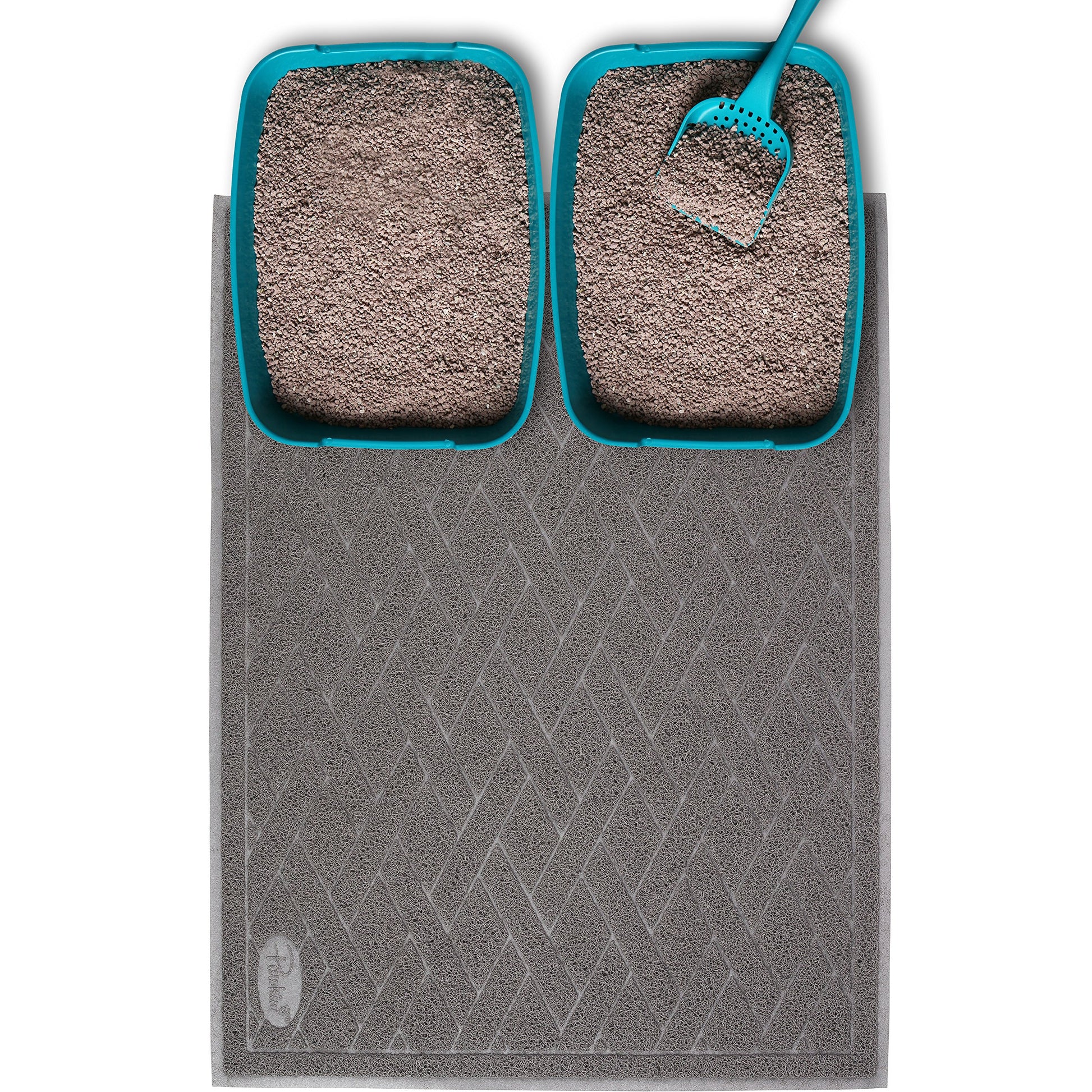Pawkin Cat Litter Mat, Jumbo XX-Large, Fits Two Litter Boxes or Mat