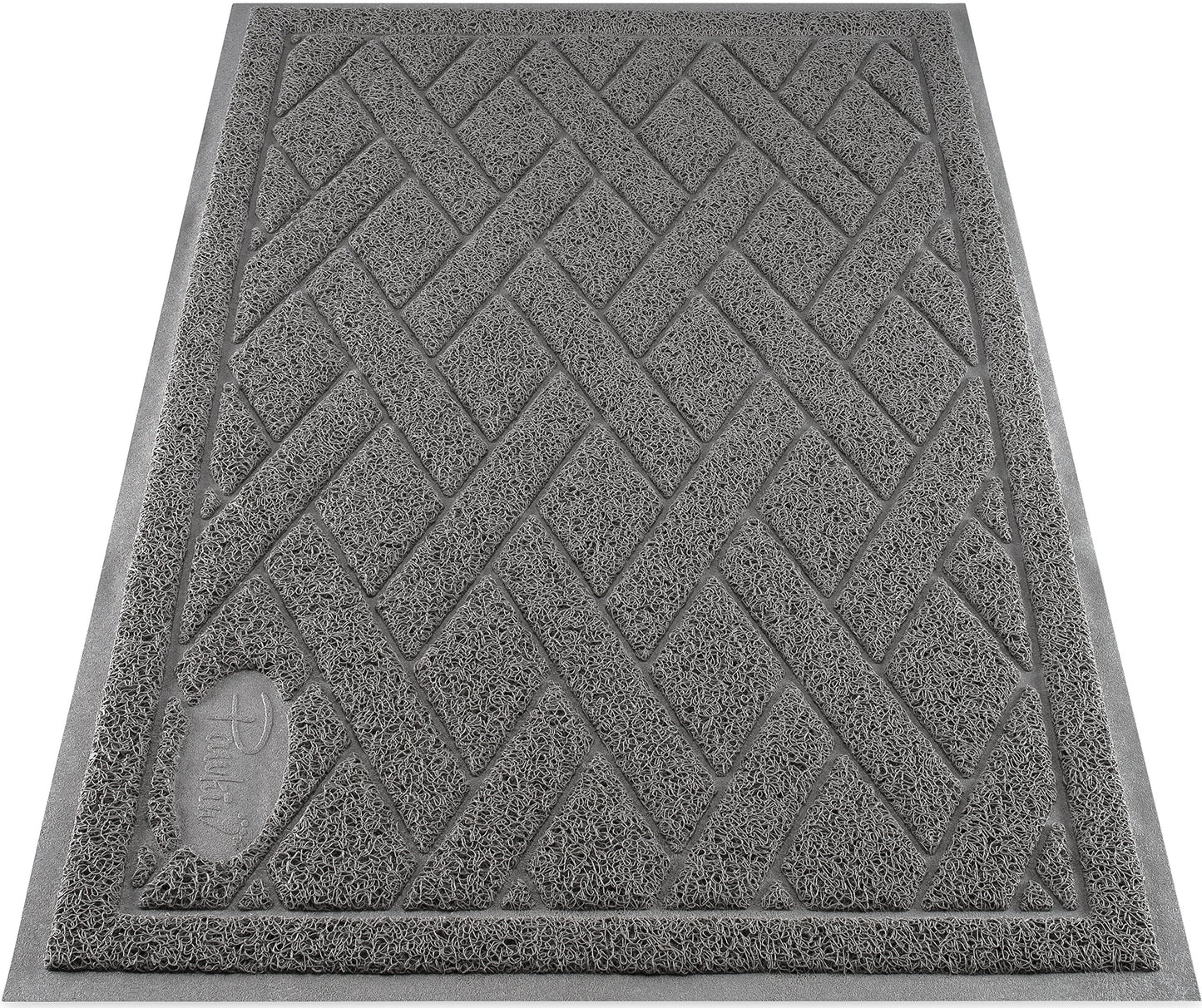 Pawkin Cat Litter Mat, Patented Design with Litter Lock Mesh, Mat